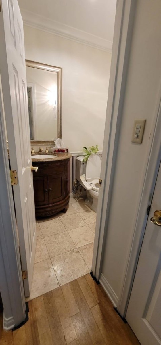 Studio restroom